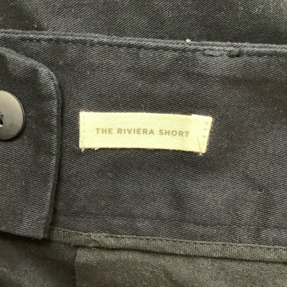 Ann Taylor LOFT Navy and White The Riviera Shorts with Geometric Pattern - Picture 5 of 6